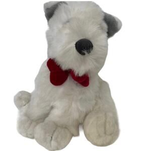 Commonwealth West Highland Puppy Plush Westie Dog Vintage 1997 White Christmas